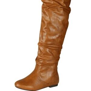 Elegant Tan Over the Knee Boots